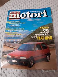 GENTE MOTORI Ottobre 1989 Fiat Uno SX Panda Sisley