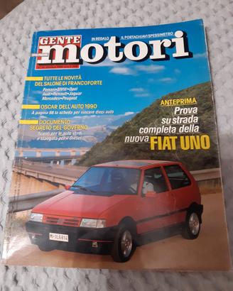 GENTE MOTORI Ottobre 1989 Fiat Uno SX Panda Sisley