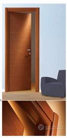Porta a battente dx/sx color ciliegio 60x210 nuova