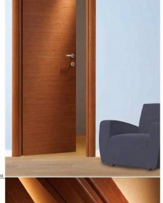 Porta a battente dx/sx color ciliegio 60x210 nuova