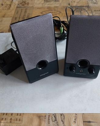 coppia di mini altoparlanti