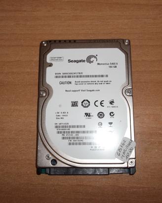 Hard Disk 2.5" SATA SEAGATE 160GB USATO