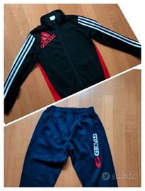 Giacca e pantaloni tuta Adidas /Gems  Tg 10 anni 