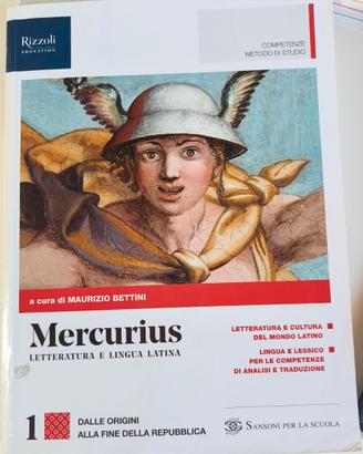 Libro di latino "Mercurius" Maurizio Bettini