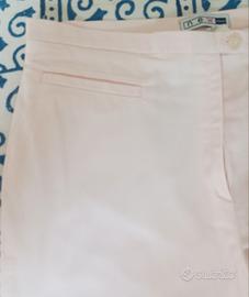 pantaloni Capri rosa cipria