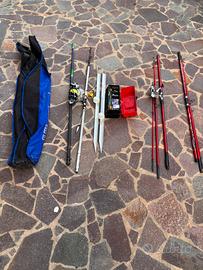 Set completo canne da pesca