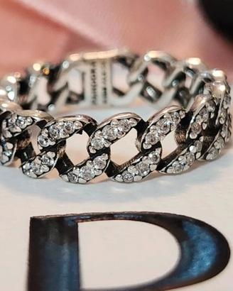 Anello a fascia Cubana "Rigido" della Pandora