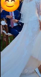 ABITO SPOSA RICAMATO