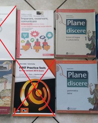 Libri testi scolatici usati liceo scuola superiore