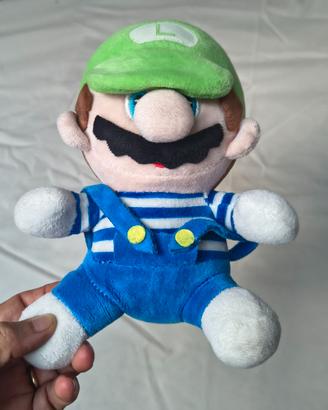 Morbido peluche del personaggio Luigi di Super Mar
