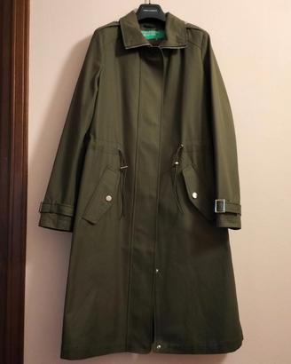 Trench Benetton da donna in cotone.