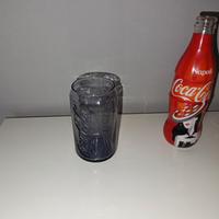 bicchiere con bottiglia della Coca-Cola 