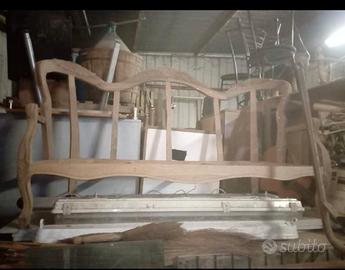 telaio divano tre posti 