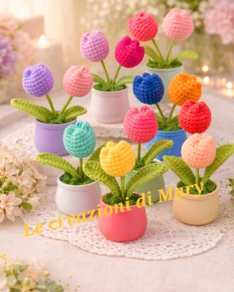 bomboniere realizzate a mano all'uncinetto 