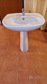 lavandino a colonna in ceramica 