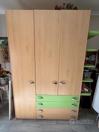 armadio camera ragazzi 