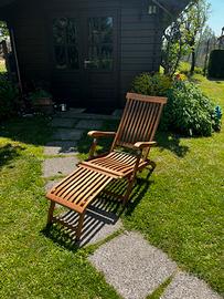 Sedia Sdraio in Legno Pieghevole Prezzo trattabile