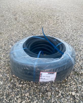 Tubo corrugato elettrico nero diametro 25
