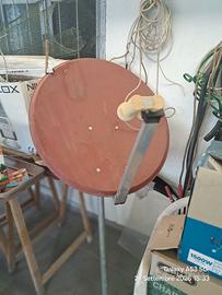 Parabola dual feed e palo