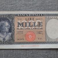 Banconota Lire mille  Italia 