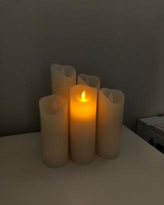 Luci a batteria effetto candela