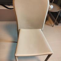 4 sedie soggiorno tortora