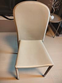 4 sedie soggiorno tortora