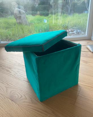 Pouf contenitire e cuscino