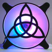Griglia decorativa ventola RGB da 120mm PC Celtic