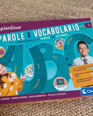 Parole e vocabolario gioco da tavolo Clementoni