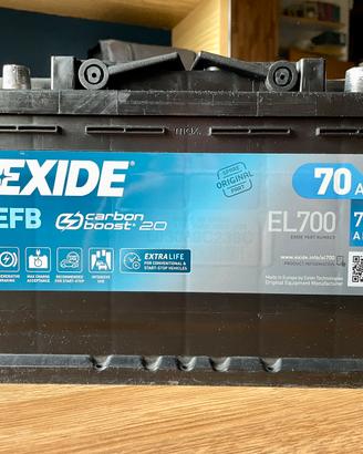 Batteria Exide EFB EL700 70Ah 760A Start&Stop