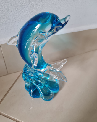 Delfino in vetro