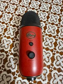 Microfono Blue Yeti USB – Edizione Rossa