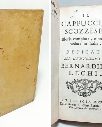 IL CAPPUCCINO SCOZZESE. ISTORIA COMPIUTA... 1740