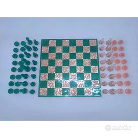 Scacchiera artigianale scacchi e dama Trento 