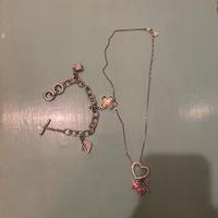 Collana e bracciale Swarovski