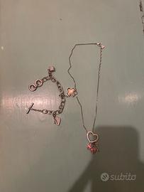 Collana e bracciale Swarovski