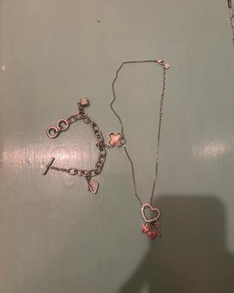 Collana e bracciale Swarovski