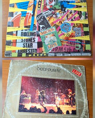 Lotto 2 vinili Time waits for no one + Deep Purple