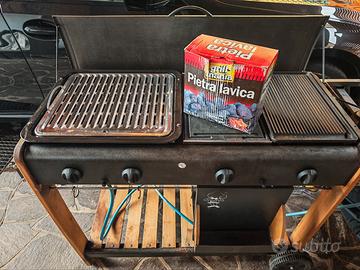 Barbecue pietra lavica