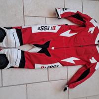 tuta completa moto bambino 2xl