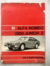 LIBRETTO USO E MANUTENZIONE ALFA ROMEO 1600 JUNIOR