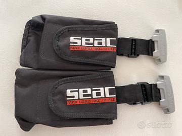 2 tasca portapiombi seac sub immersione
