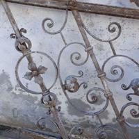 Ringhiere in ferro battuto di primi del '900
