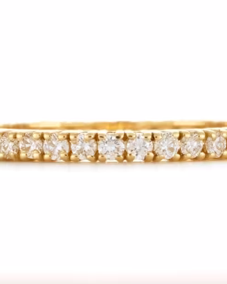 Anello Eternity Oro Giallo con Diamanti 0.85 ct