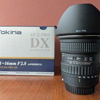 Tokina AT-X Pro 11-16mm f/2.8 DX attacco Canon