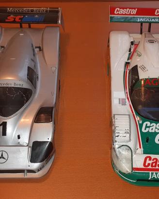 Vintage Tamiya Gruppo C Mercedes C11 Jaguar XJR12