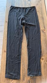 Leggings marrone donna basici al ginocchio.