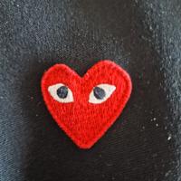 comme des garcons felpa nera 