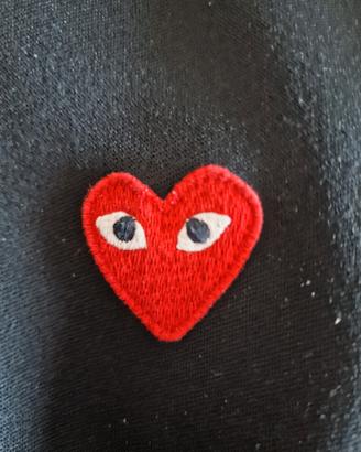 comme des garcons felpa nera 